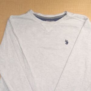 Polo by Ralph Lauren Gray Long Sleeve Tee with Crew Neck
